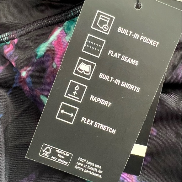 ID Ideology Plus Size Printed Celestial Sky Flouncy Skort, Size 3X New w/Tag - Picture 7 of 8